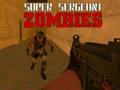 Gioco Super sergente zombi  in linea