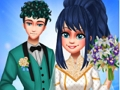 Gioco Matrimonio ragazza punteggiata  in linea