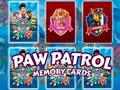 Gioco Schede di memoria Paw Patrol  in linea