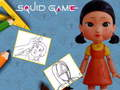 Gioco Gioco del calamaro libro da colorare  in linea