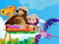 Gioco Masha e il dinosauro Orso  in linea