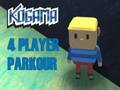 Gioco Parkour per 4 giocatori Kogama  in linea