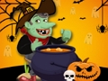 Gioco Gioco di puzzle di Halloween Word Witch  in linea