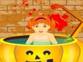 Gioco Il bagno di Halloween del piccolo bambino  in linea