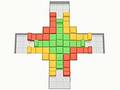 Gioco Scontro di blocchi  in linea
