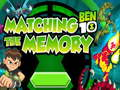 Gioco Ben 10 che abbina la memoria  in linea