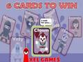Gioco 6 carte per vincere  in linea