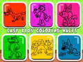 Gioco Bambini facili da colorare  in linea