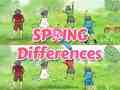 Gioco Differenze di primavera  in linea