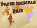 Gioco Coppia di animali di carta  in linea