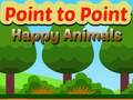 Gioco Punto a punto Animali felici  in linea