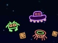 Gioco Invasori al neon  in linea