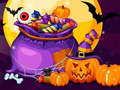 Gioco Puzzle di Halloween della casa delle streghe  in linea