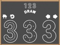 Gioco 123 Disegna  in linea