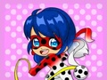 Gioco Libro da colorare Chibi Dottedgirl  in linea