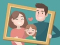Gioco Puzzle di famiglia felice  in linea