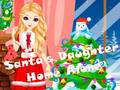 Gioco La figlia di Babbo Natale a casa da sola  in linea