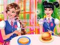 Gioco La cucina dell'hamburger delle principesse  in linea