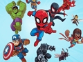 Gioco Memoria dei supereroi Marvel  in linea