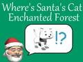 Gioco Dov'è il gatto di Babbo Natale nella foresta incantata  in linea