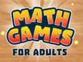Gioco Giochi di matematica per adulti  in linea