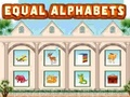 Gioco Alfabeti uguali  in linea