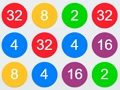 Gioco 2-4-8 collegano numeri identici  in linea