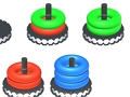 Gioco Stack Match: gioco del cerchio di colore  in linea