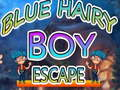 Gioco Fuga dal ragazzo peloso blu  in linea