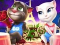Gioco Talking Tom e Angela Coloring  in linea