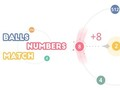 Gioco I numeri delle palle corrispondono  in linea