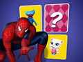 Gioco Partita di schede di memoria di Spiderman  in linea