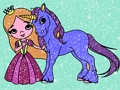 Gioco Glitter per libro da colorare per ragazze  in linea