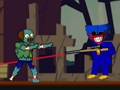 Gioco Huggy Wuggy contro gli zombi  in linea
