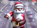 Gioco Natale del corridore di Babbo Natale della metropolitana  in linea