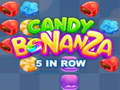 Gioco Candy Bonanza 5 di fila  in linea