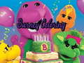 Gioco Barney da colorare  in linea