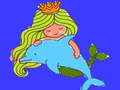 Gioco Libro da colorare della sirena  in linea