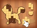 Gioco Puzzle a blocchi legnosi  in linea