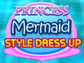 Gioco Vestire in stile principessa sirena  in linea