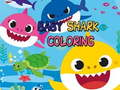 Gioco Baby squalo da colorare  in linea