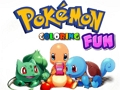 Gioco Pokemon da colorare divertente  in linea