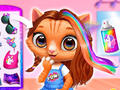 Gioco Salone di capelli per animali gattino  in linea