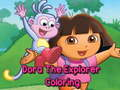 Gioco Dora l'esploratrice da colorare  in linea