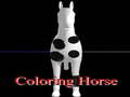 Gioco Cavallo da colorare  in linea