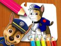 Gioco Paw Patrol: libro da colorare  in linea