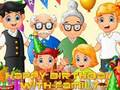 Gioco Buon compleanno con la famiglia  in linea