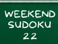 Gioco Sudoku del fine settimana 22  in linea