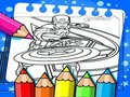 Gioco Libro da colorare di Capitan America  in linea