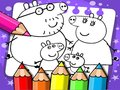 Gioco Libro da colorare di Peppa Pig  in linea